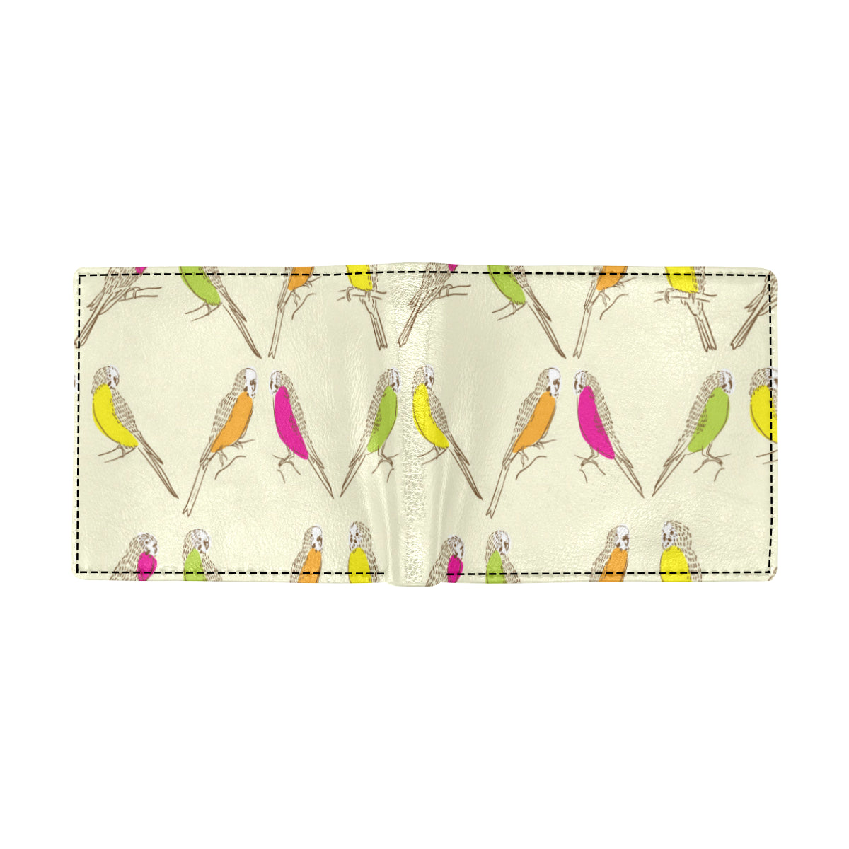 Parakeet Pattern Print Design A01 Men's ID Card Wallet