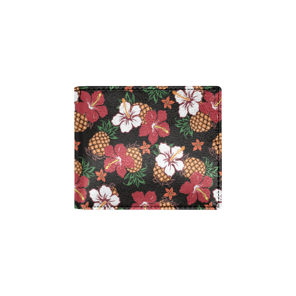 Hawaiian Themed Pattern Print Design H013 Men's ID Card Wallet