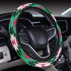 Mexican Pattern Print Design 01 Steering Wheel Cover with Elastic Edge