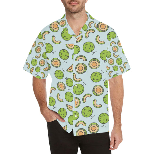 Cantaloupe Pattern Print Design 02 Men's Hawaiian Shirt