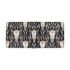 Buffalo Head Boho Style Pattern Print Design 01 Men's ID Card Wallet