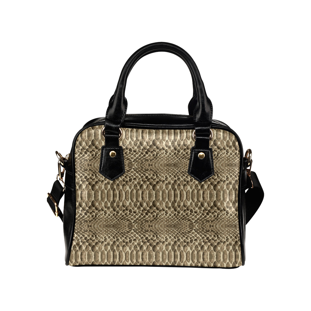 Python Pattern Print Design A02 Shoulder Handbag