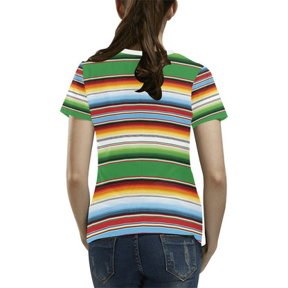 Serape Print Design LKS302 Women's  T-shirt