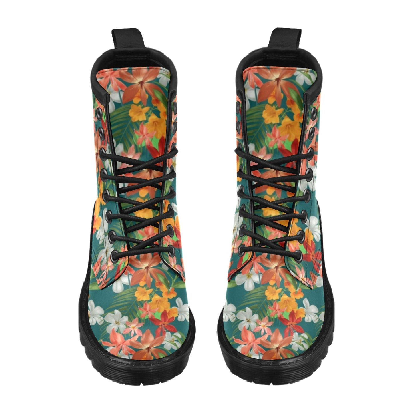 Amaryllis Pattern Print Design AL06 Women's Boots