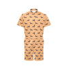 Dachshund Draw Print Pattern Men's Romper