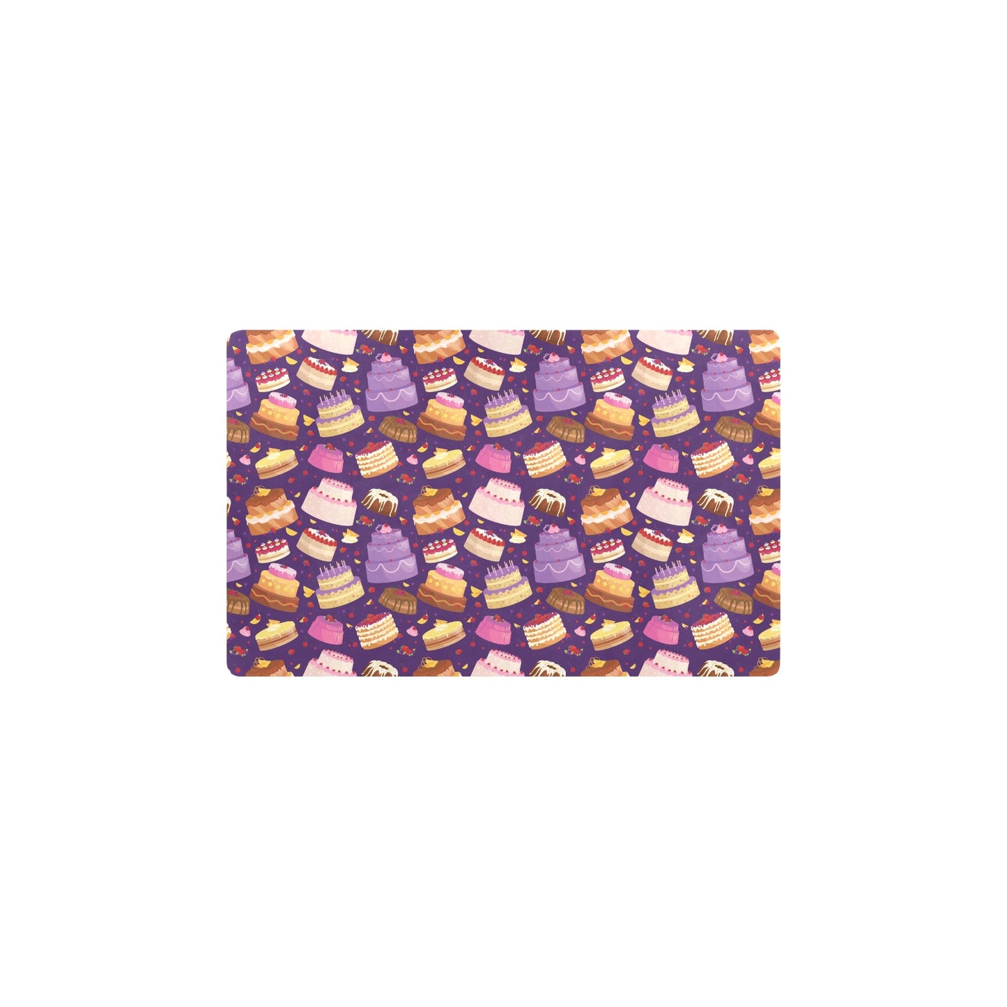 Cake Pattern Print Design 05 Kitchen Mat