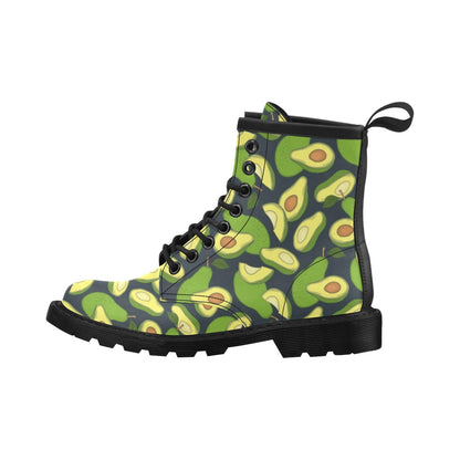 Avocado Pattern Print Design AC013 Women's Boots
