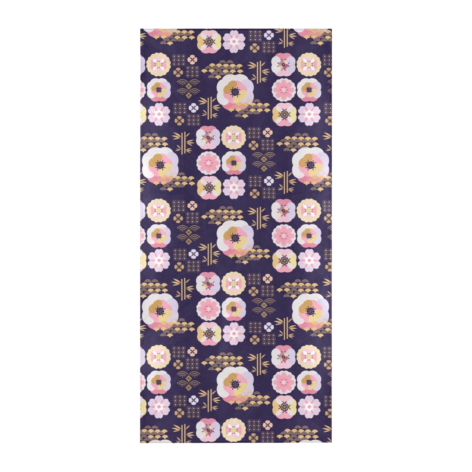 Sakura Japan Style Print Design LKS302 Beach Towel 32" x 71"