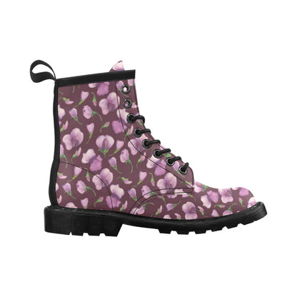 Peony Pattern Print Design PE010 Women's Boots