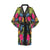 Bird Of Paradise Pattern Print Design BOP014 Women's Short Kimono