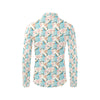 Bluebird Pattern Print Design 03 Men's Long Sleeve Shirt