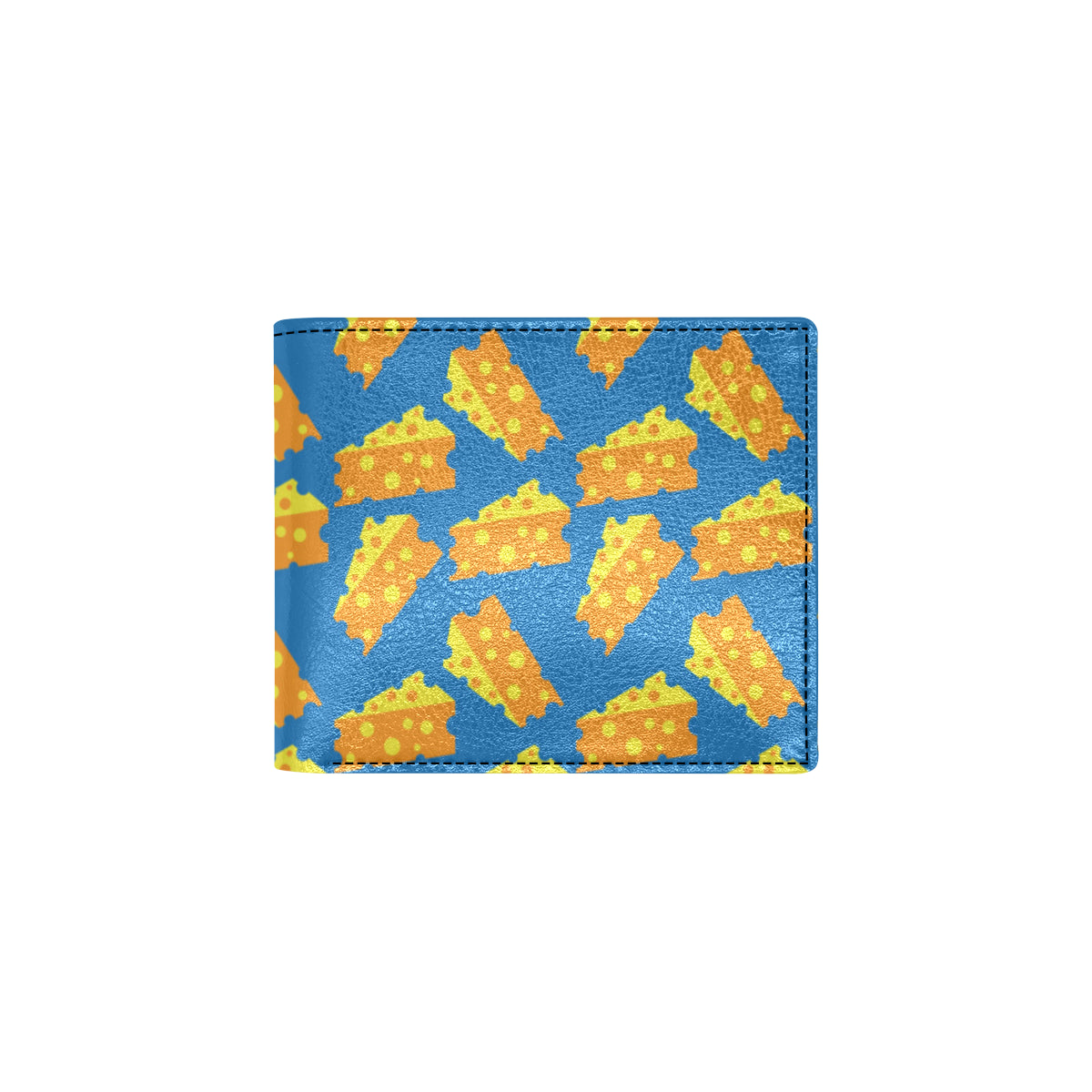 Cheese Pattern Print Design 05 Men's ID Card Wallet