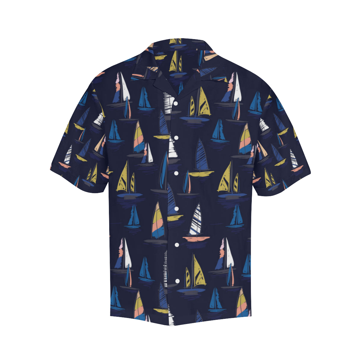 Sailing Ships Pattern Print Design A03 Men's Hawaiian Shirt