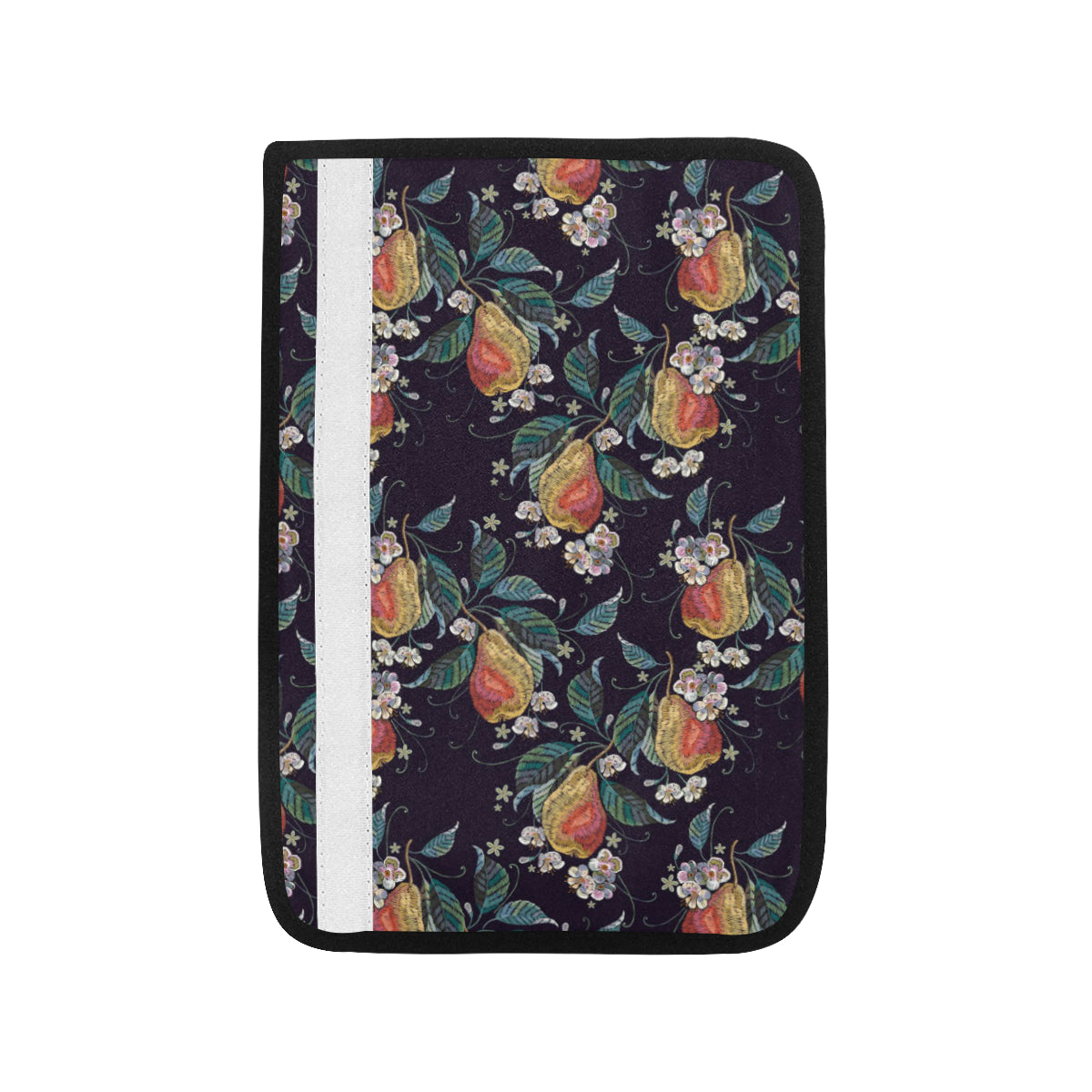 Pear Pattern Print Design PE02 Car Seat Belt Cover