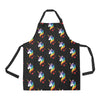 Rainbow Unicorn Pattern Print Design A03 Apron with Pocket