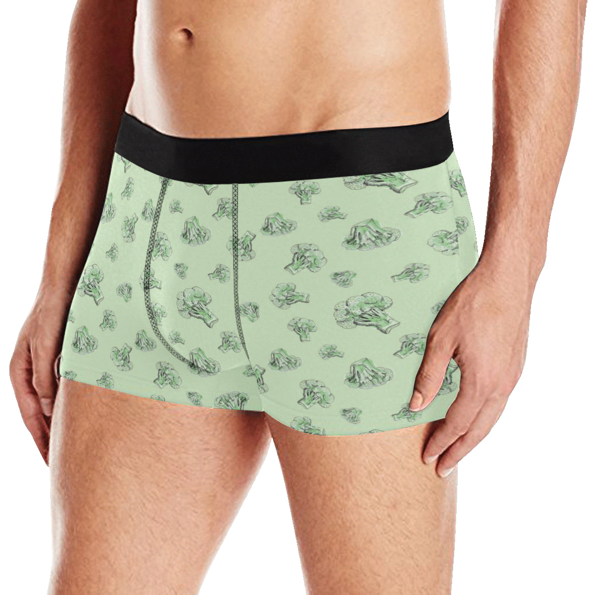 Broccoli Pattern Print Design 05 Men's Boxer Briefs