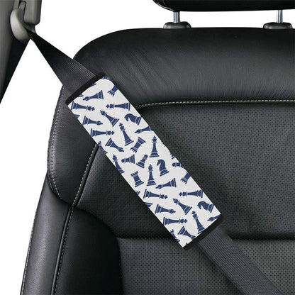 Chess Pattern Print Design 03 Car Seat Belt Cover