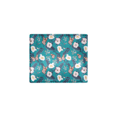 Butterfly Pattern Print Design 012 Men's ID Card Wallet