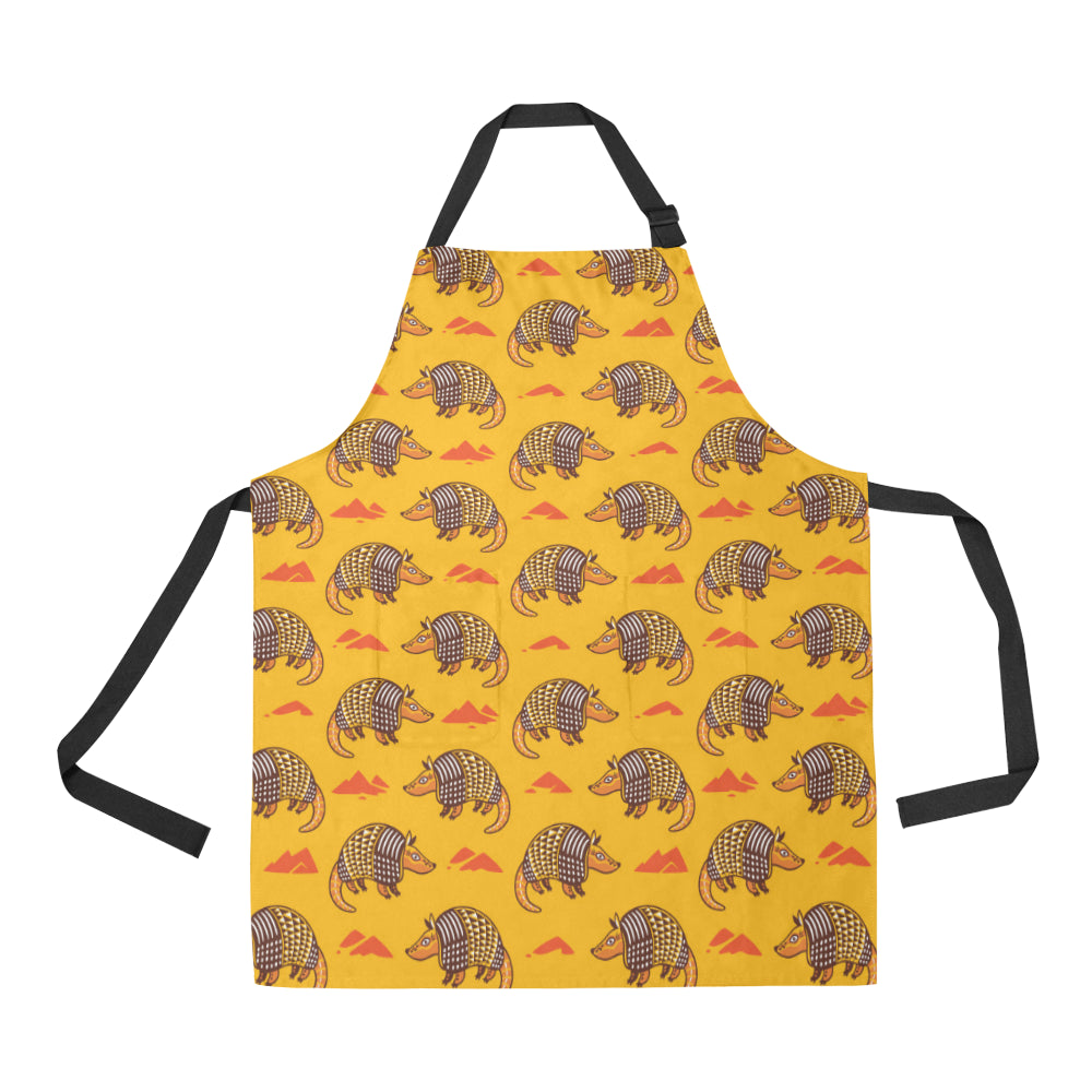 Armadillo Pattern Print Design 03 Apron with Pocket