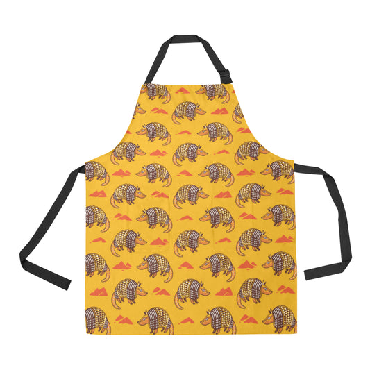 Armadillo Pattern Print Design 03 Apron with Pocket