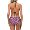 Purple Butterfly Leopard Bikini