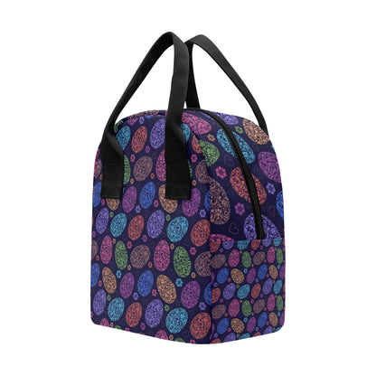 Easter Eggs Pattern Print Design RB012 Insulated Lunch Bag
