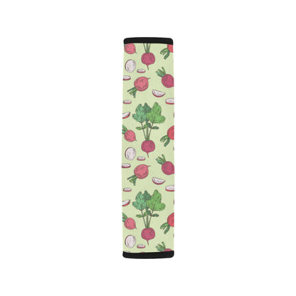Radish Pattern Print Design A04 Car Seat Belt Cover