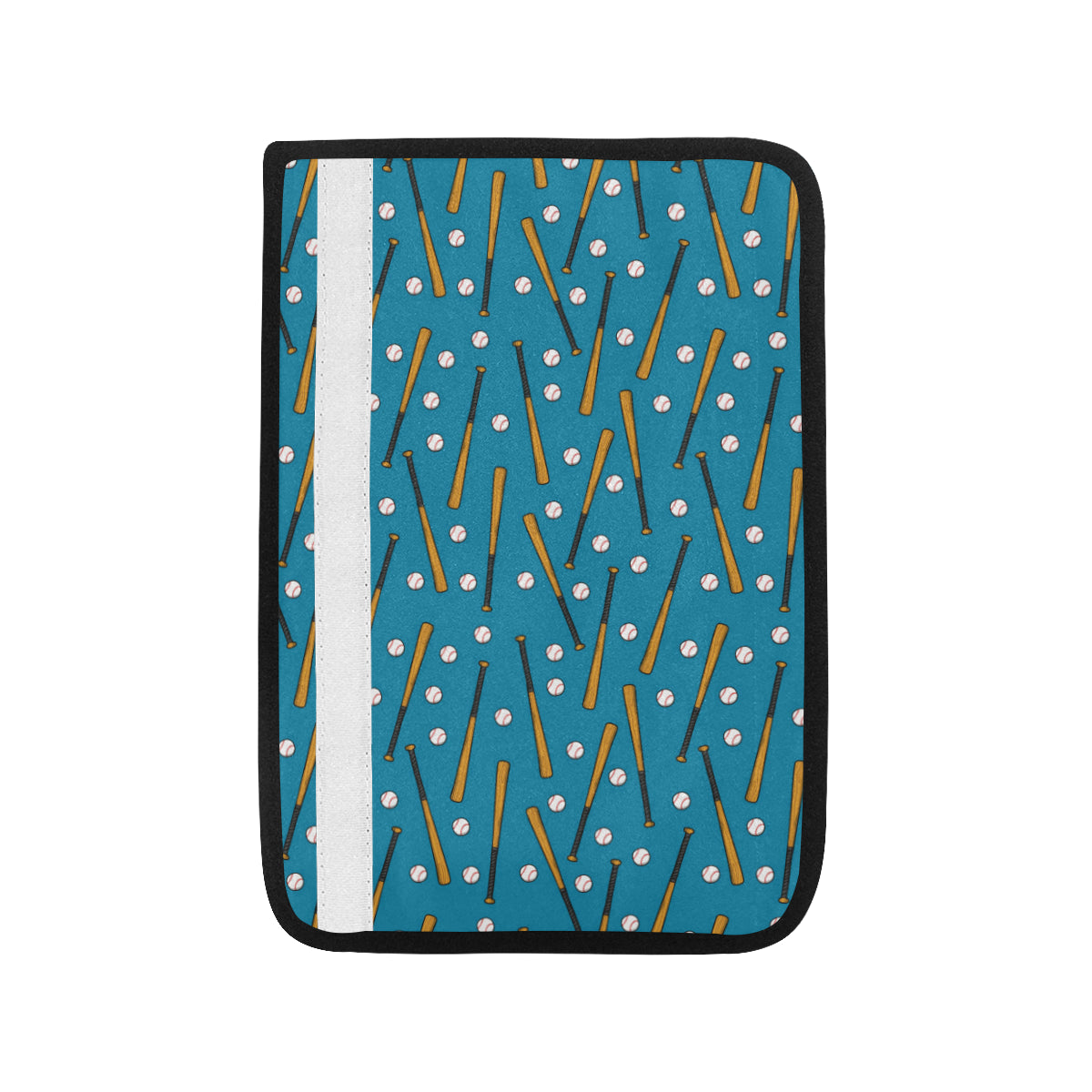 Baseball Pattern Print Design 01 Car Seat Belt Cover