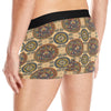 Calendar Aztec Pattern Print Design 02 Men's Boxer Briefs