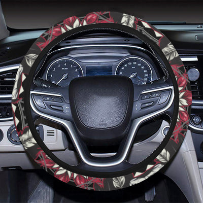 Native Indian Skull Steering Wheel Cover with Elastic Edge