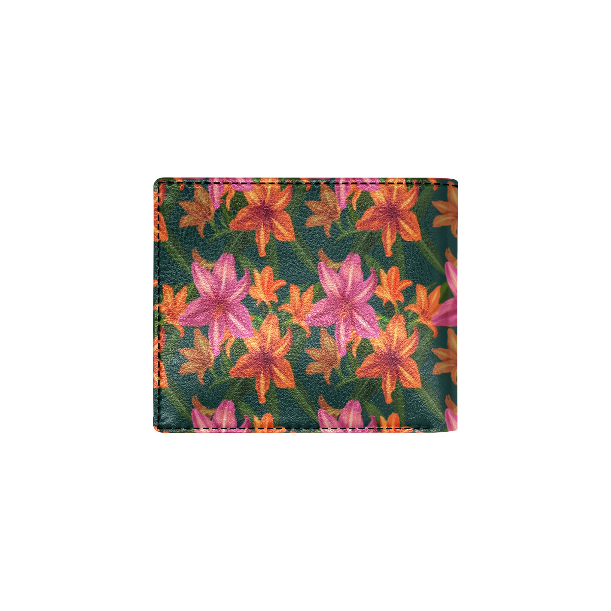 Amaryllis Pattern Print Design AL01 Men's ID Card Wallet