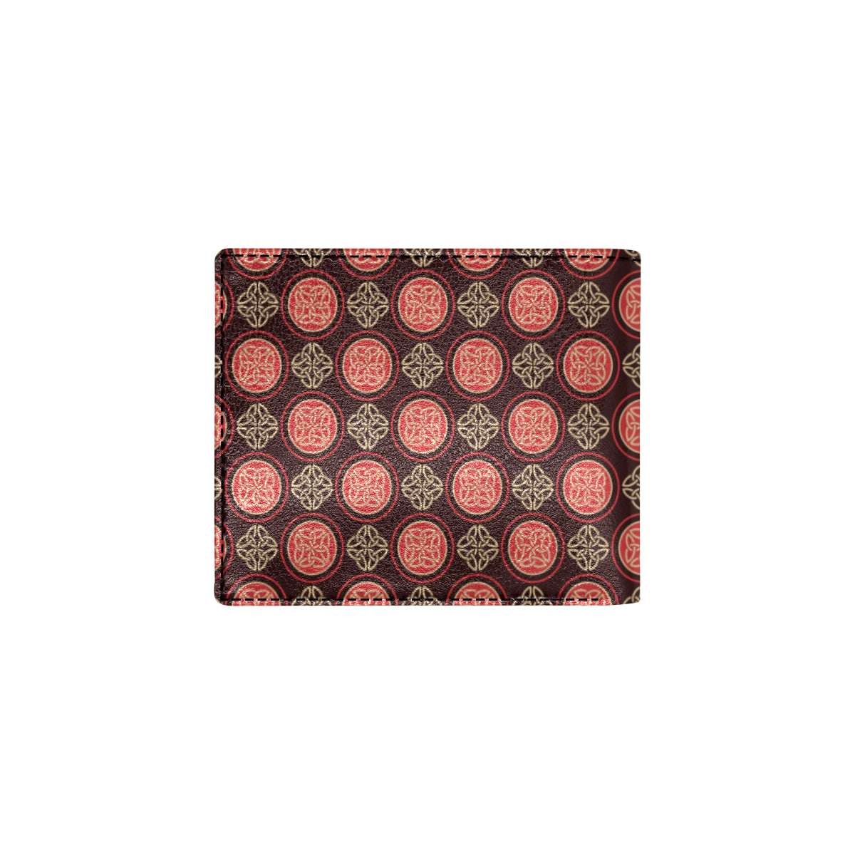 Celtic Pattern Print Design 02 Men's ID Card Wallet