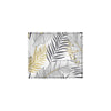 Gold Glitter Tropical Palm Leaves Men's ID Card Wallet