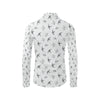 Swallow Bird Pattern Print Design 04 Men's Long Sleeve Shirt