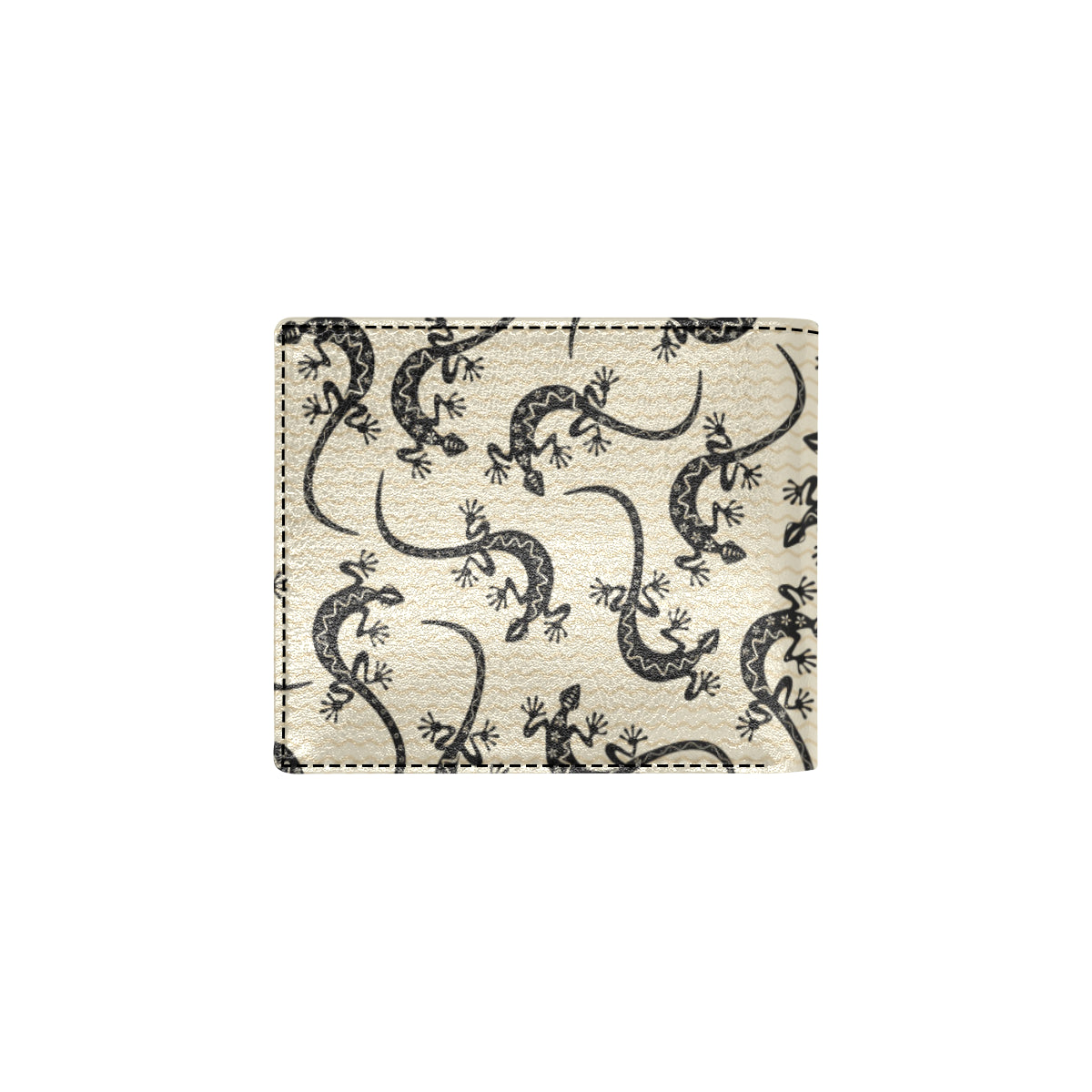 lizard Pattern Print Design 02 Men's ID Card Wallet