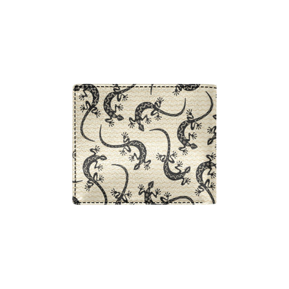 lizard Pattern Print Design 02 Men's ID Card Wallet