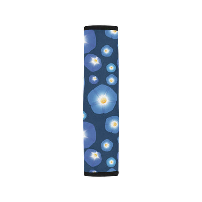Morning Glory Pattern Print Design 02 Car Seat Belt Cover