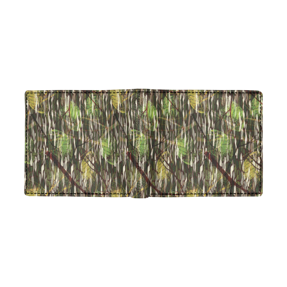 Camouflage Realtree Pattern Print Design 02 Men's ID Card Wallet