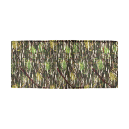 Camouflage Realtree Pattern Print Design 02 Men's ID Card Wallet