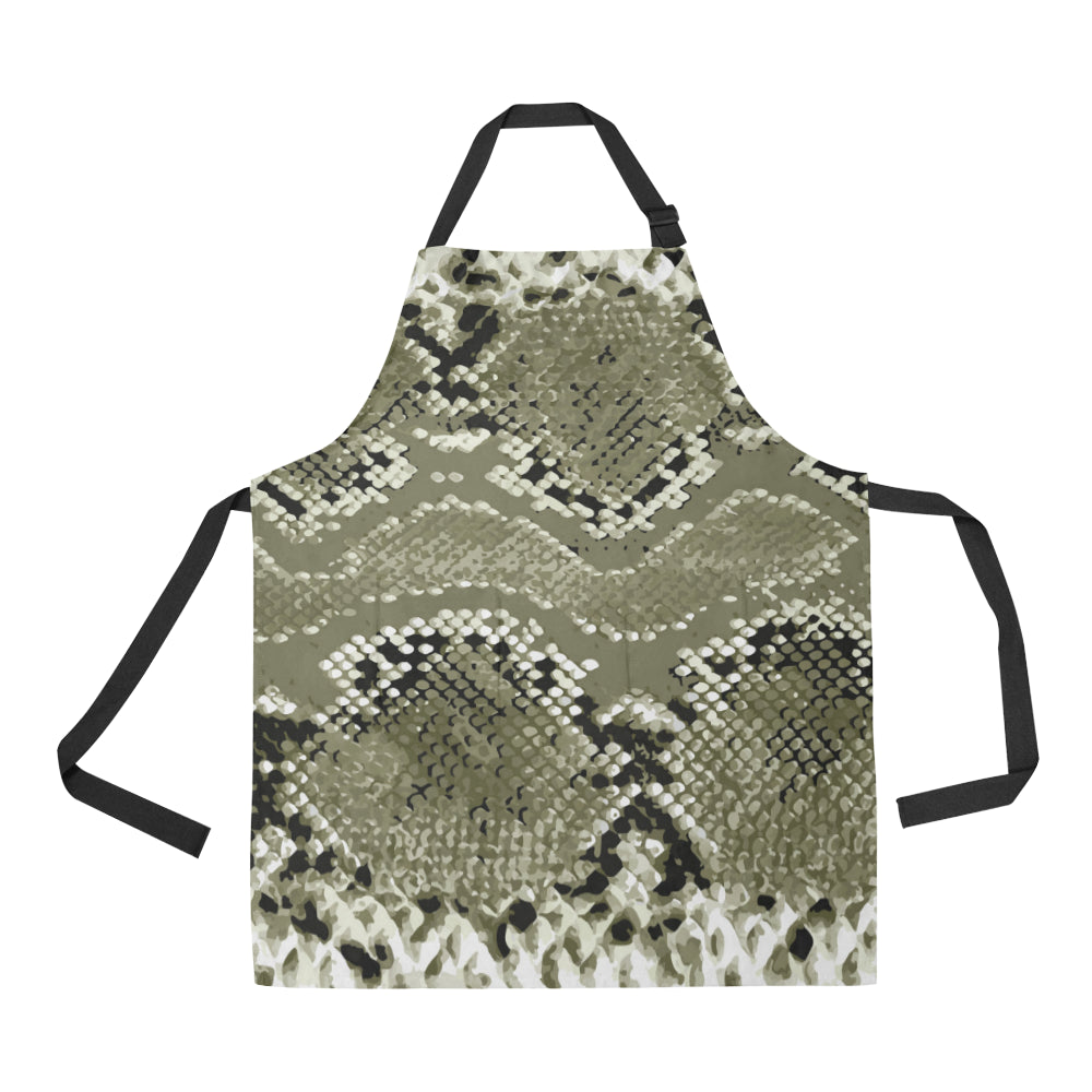 Python Pattern Print Design A04 Apron with Pocket