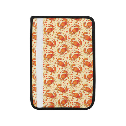 Crab Pattern Print Design 01 Car Seat Belt Cover