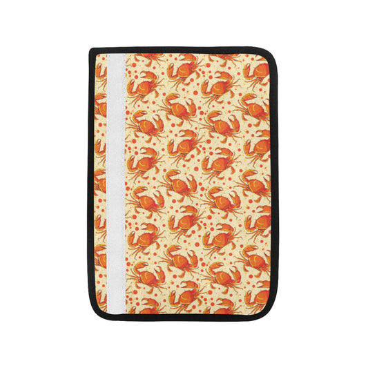Crab Pattern Print Design 01 Car Seat Belt Cover