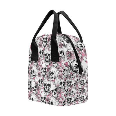 Cherry Blossom Pattern Print Design CB03 Insulated Lunch Bag