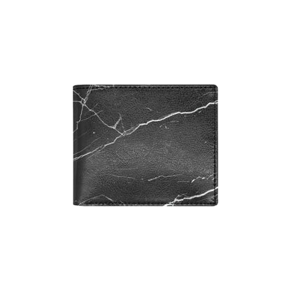 Marble Pattern Print Design 04 Men's ID Card Wallet