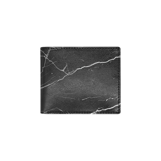 Marble Pattern Print Design 04 Men's ID Card Wallet