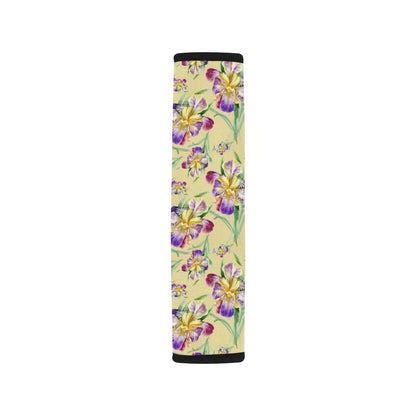 Iris Pattern Print Design IR06 Car Seat Belt Cover