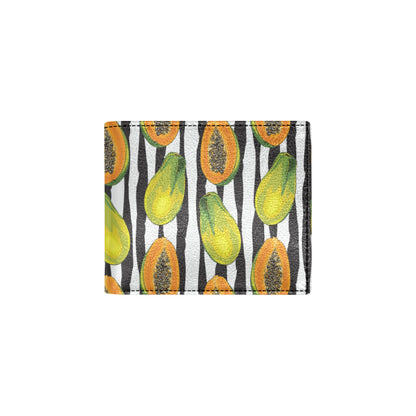 Papaya Pattern Print Design PP01 Men's ID Card Wallet