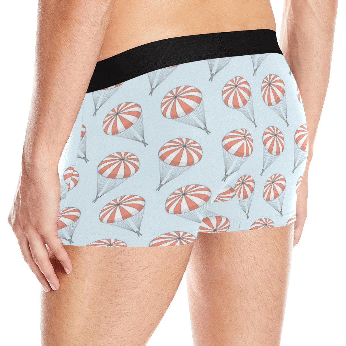 Skydiving Pattern Print Design 01 Men's Boxer Briefs
