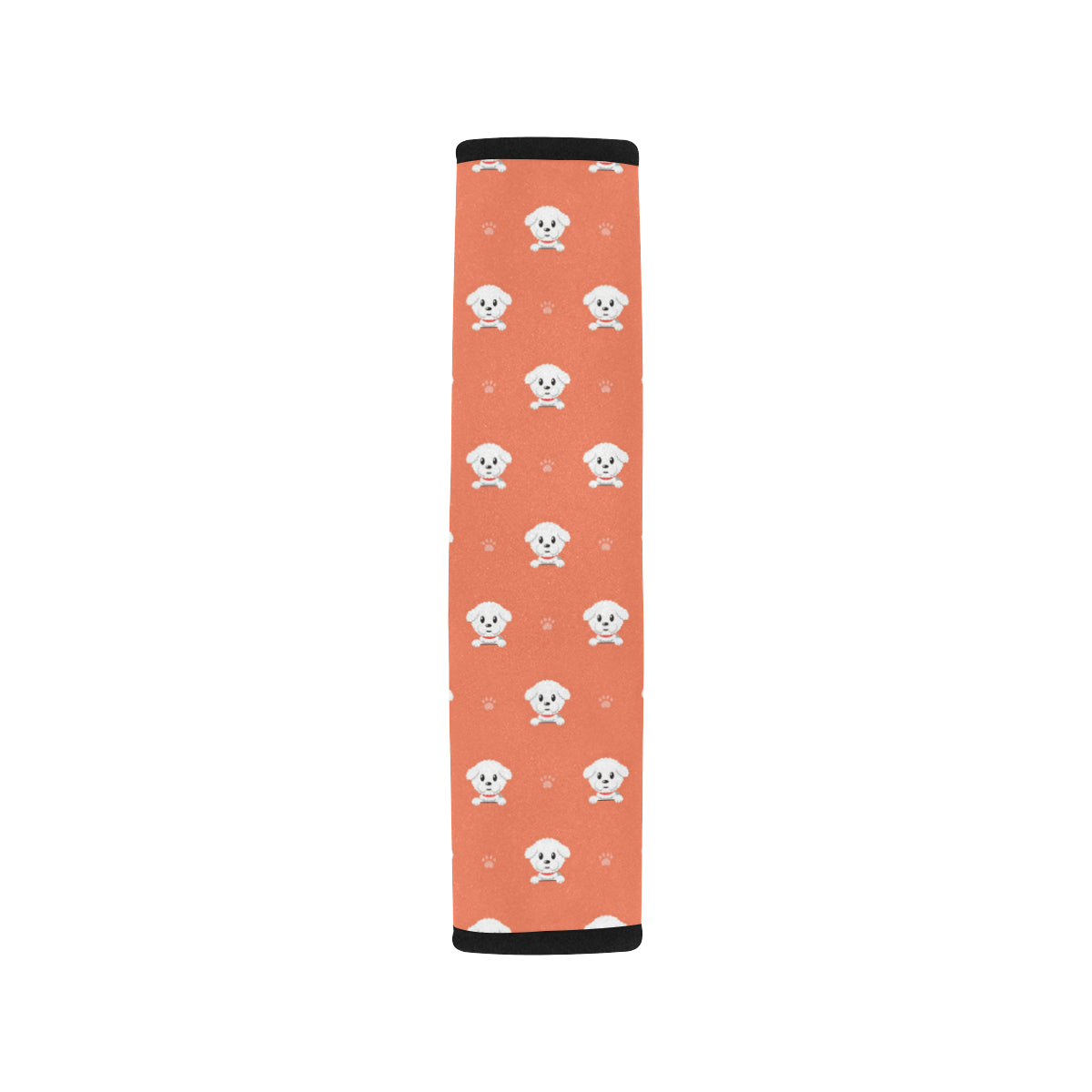 Bichons Frise Pattern Print Design 02 Car Seat Belt Cover
