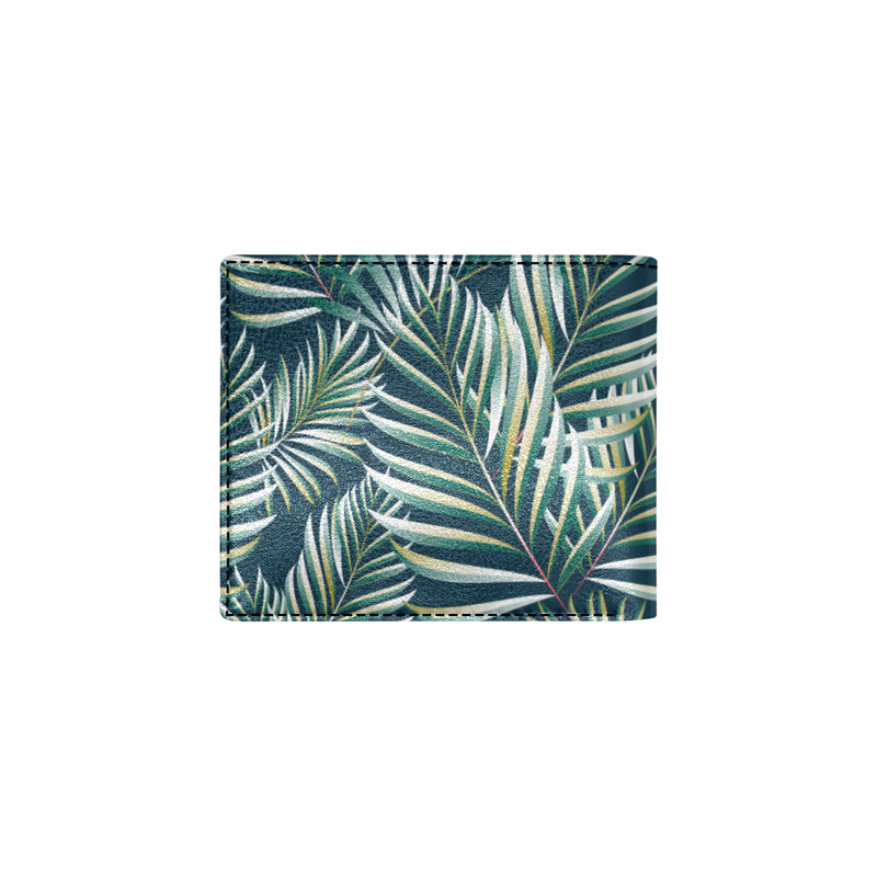 Sun Spot Tropical Palm Leaves Men's ID Card Wallet